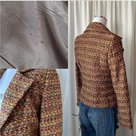 Vintage Austin Reed Multicolored tweed blazer jacket. - Picture 8 of 8